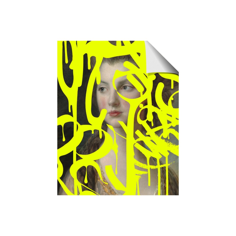 Neon Yellow Graffiti