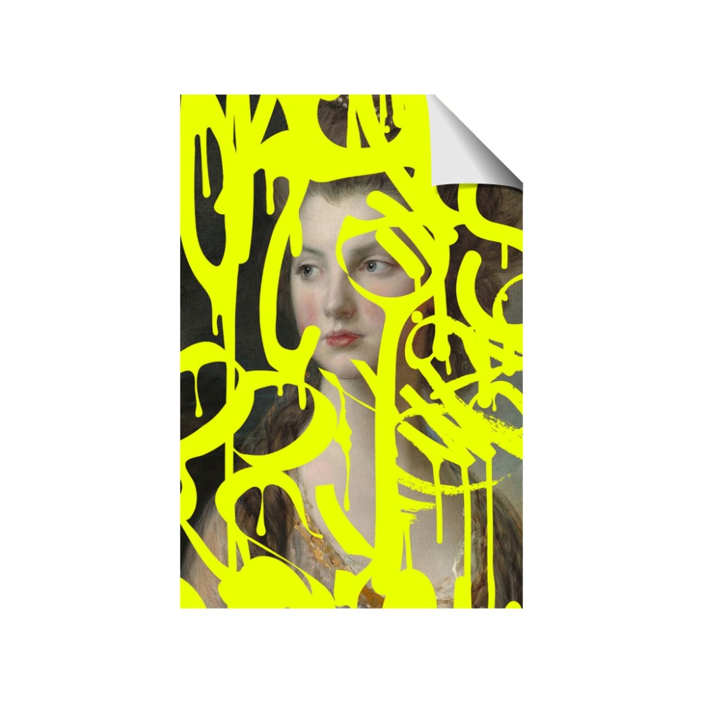 Neon Yellow Graffiti