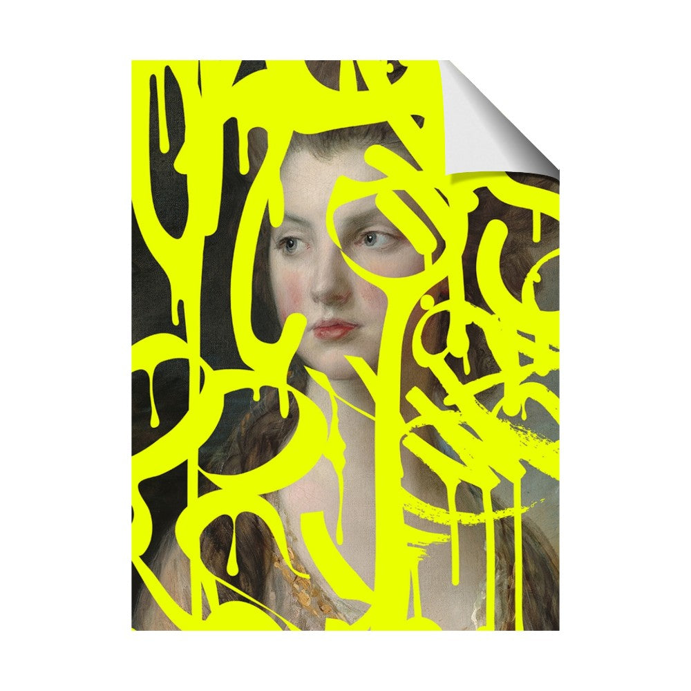 Neon Yellow Graffiti