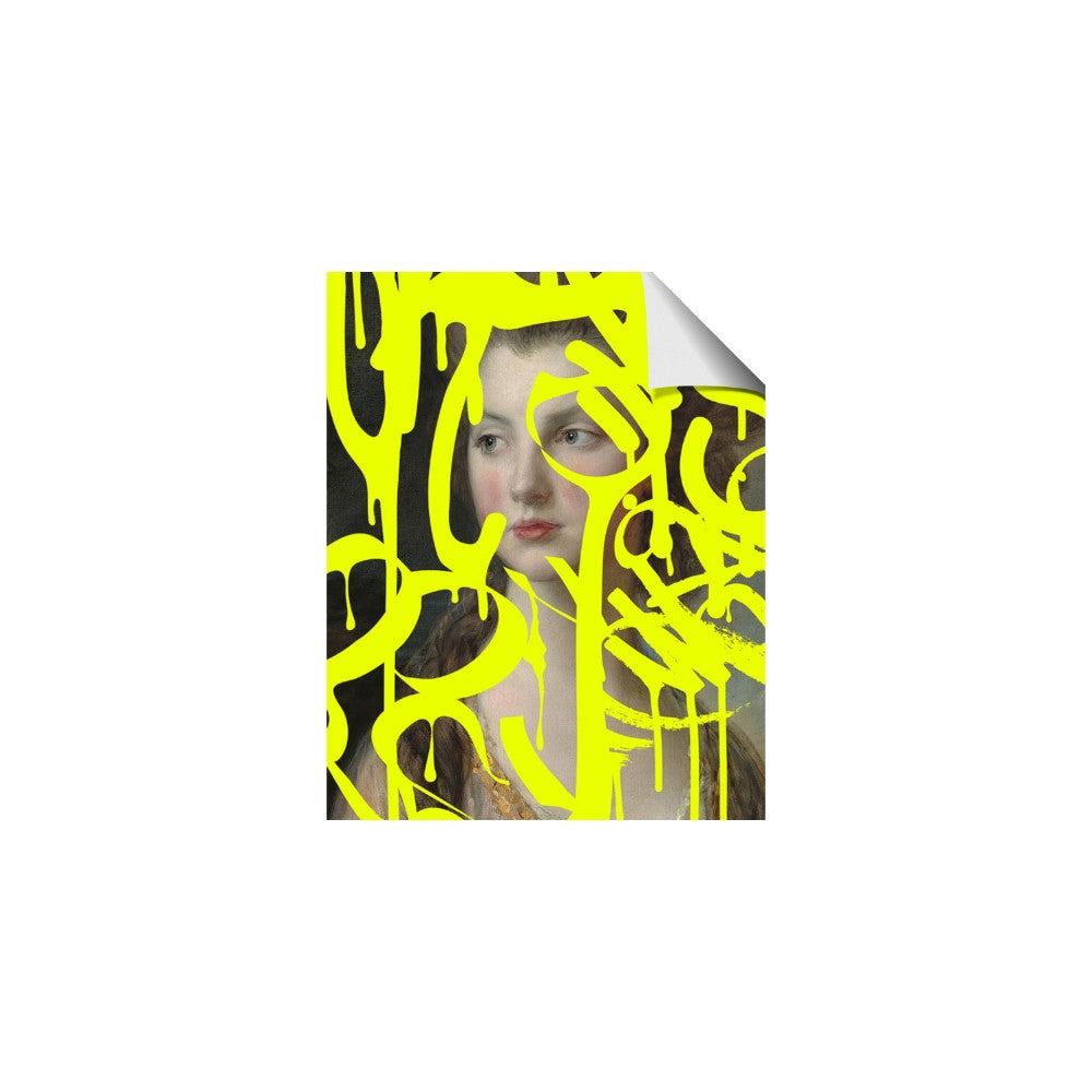 Neon Yellow Graffiti