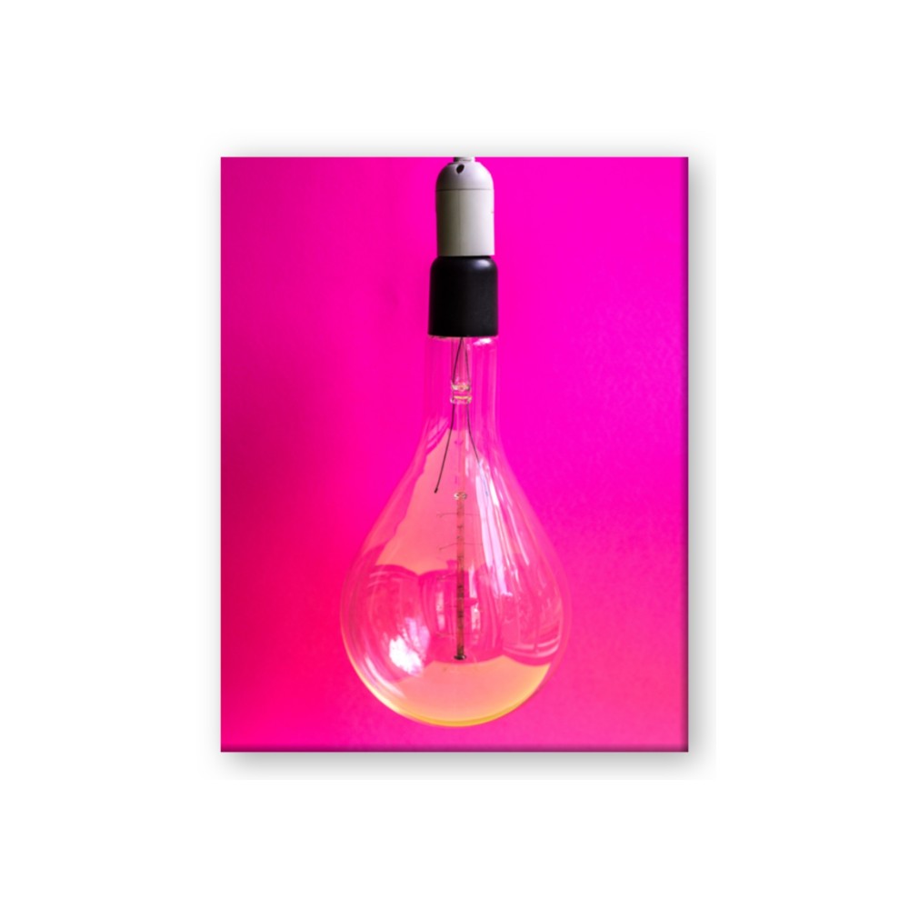 Hot Pink Light Bulb