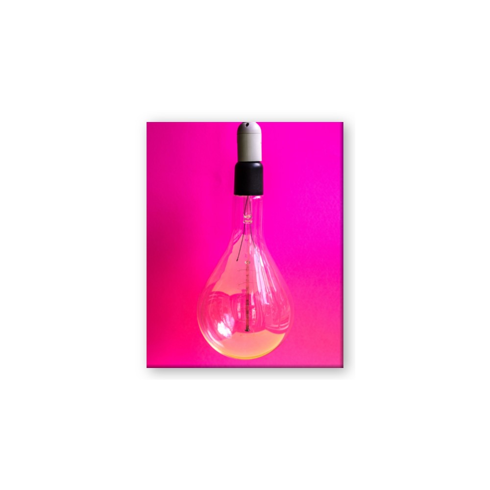 Hot Pink Light Bulb
