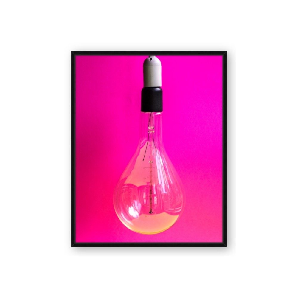 Hot Pink Light Bulb