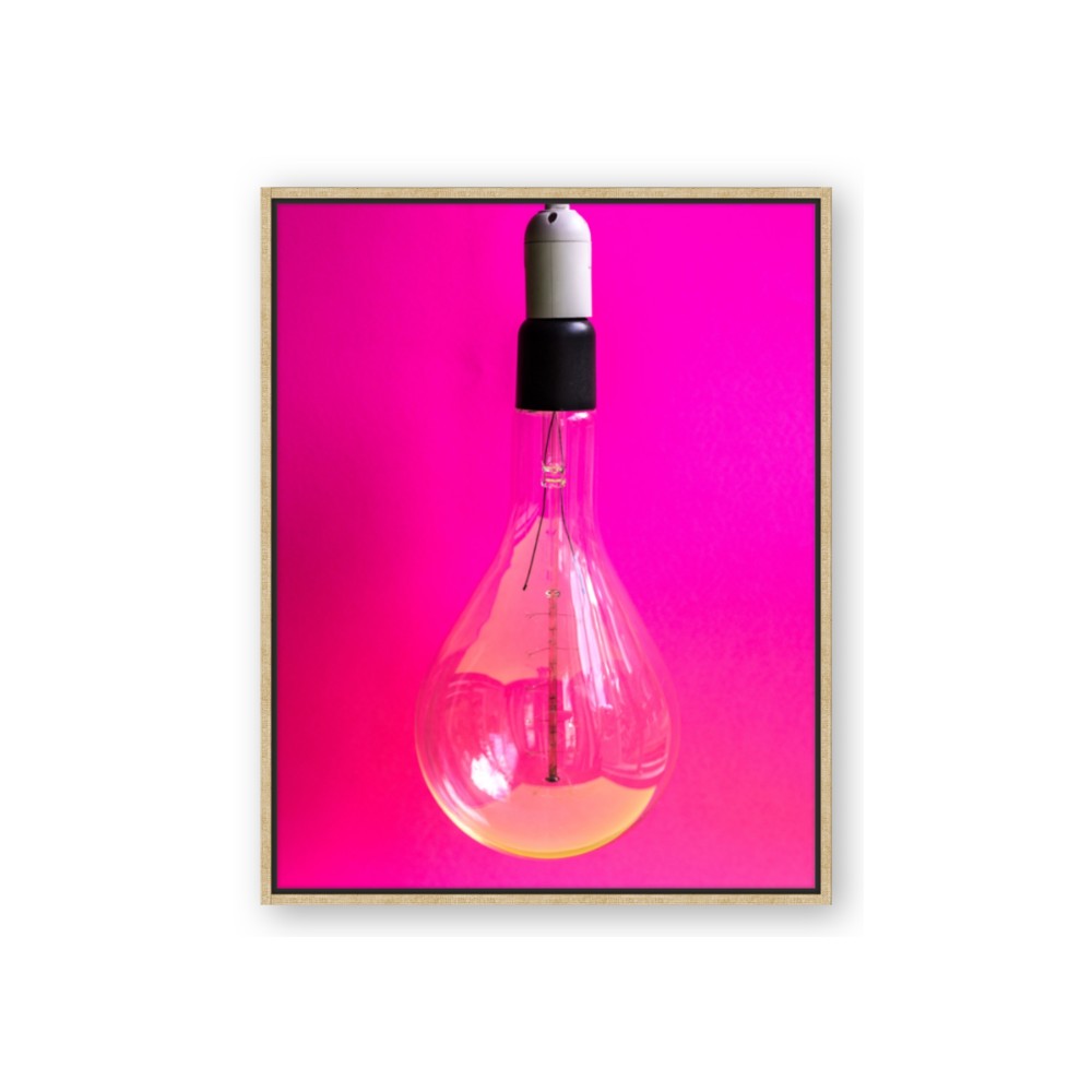 Hot Pink Light Bulb