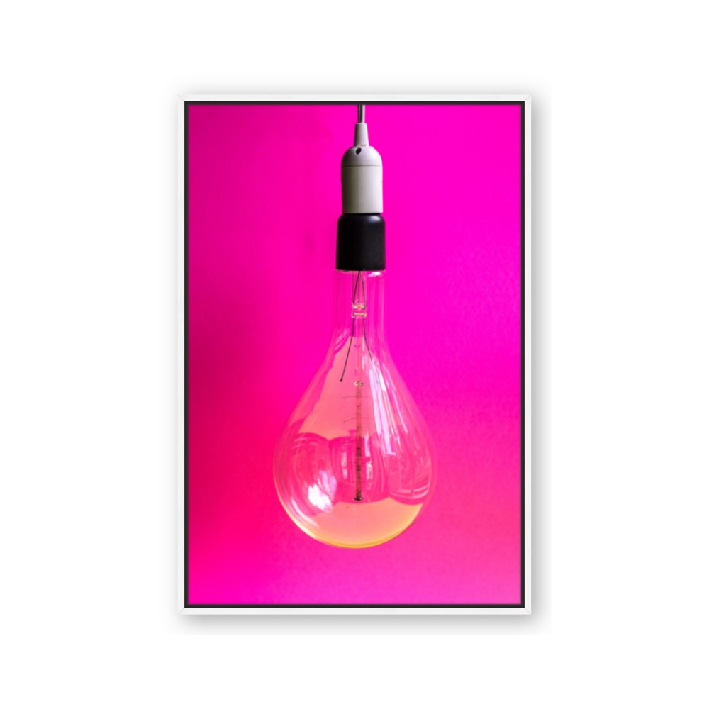 Hot Pink Light Bulb