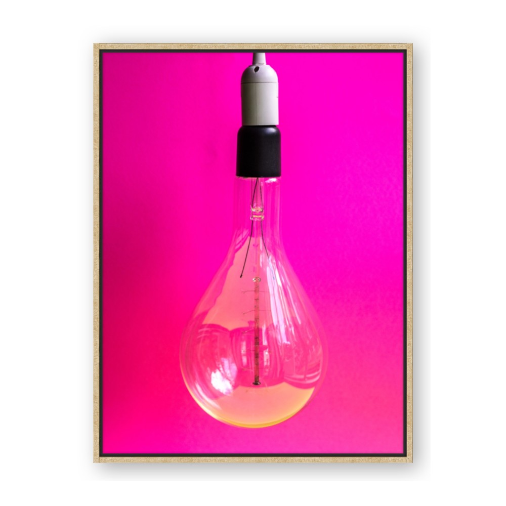 Hot Pink Light Bulb