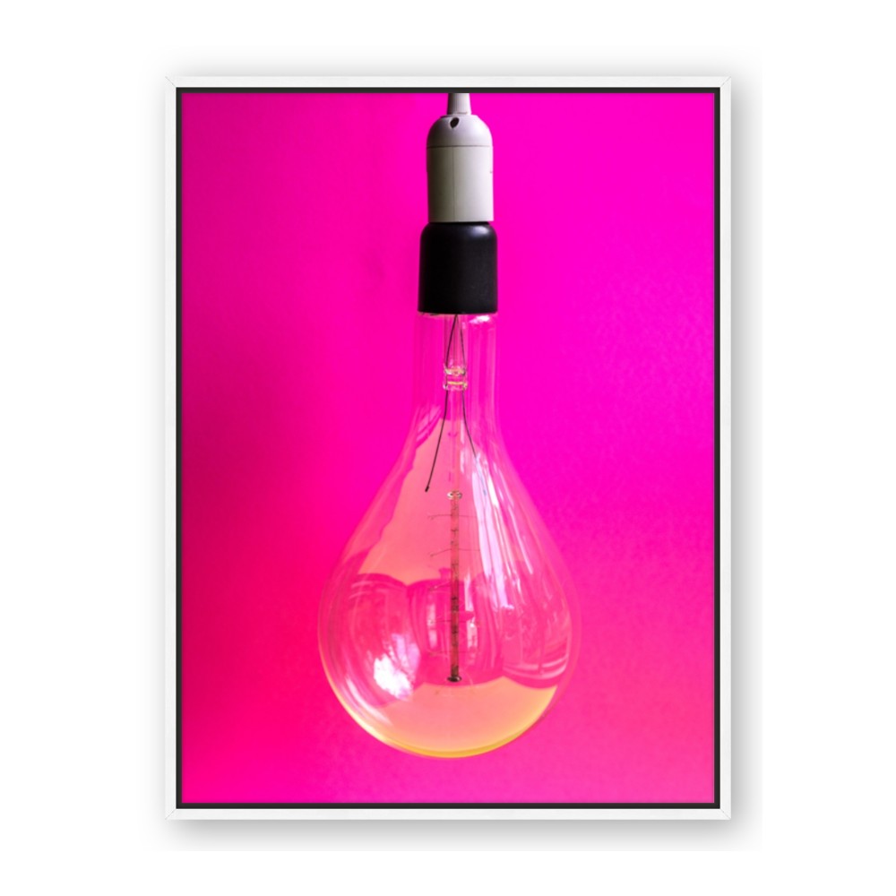 Hot Pink Light Bulb