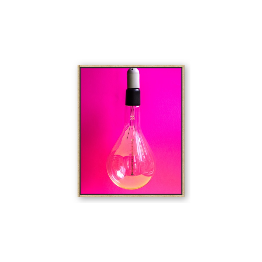 Hot Pink Light Bulb