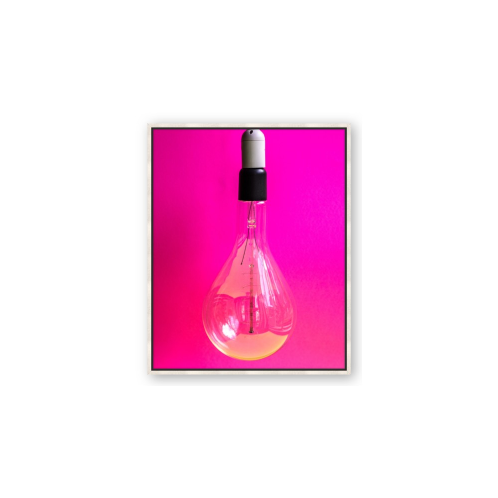 Hot Pink Light Bulb