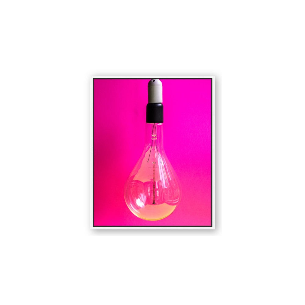 Hot Pink Light Bulb