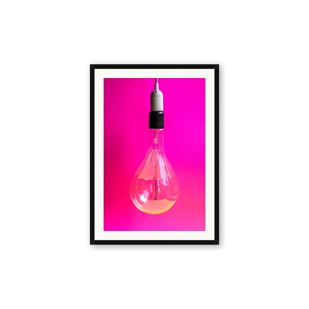 Hot Pink Light Bulb
