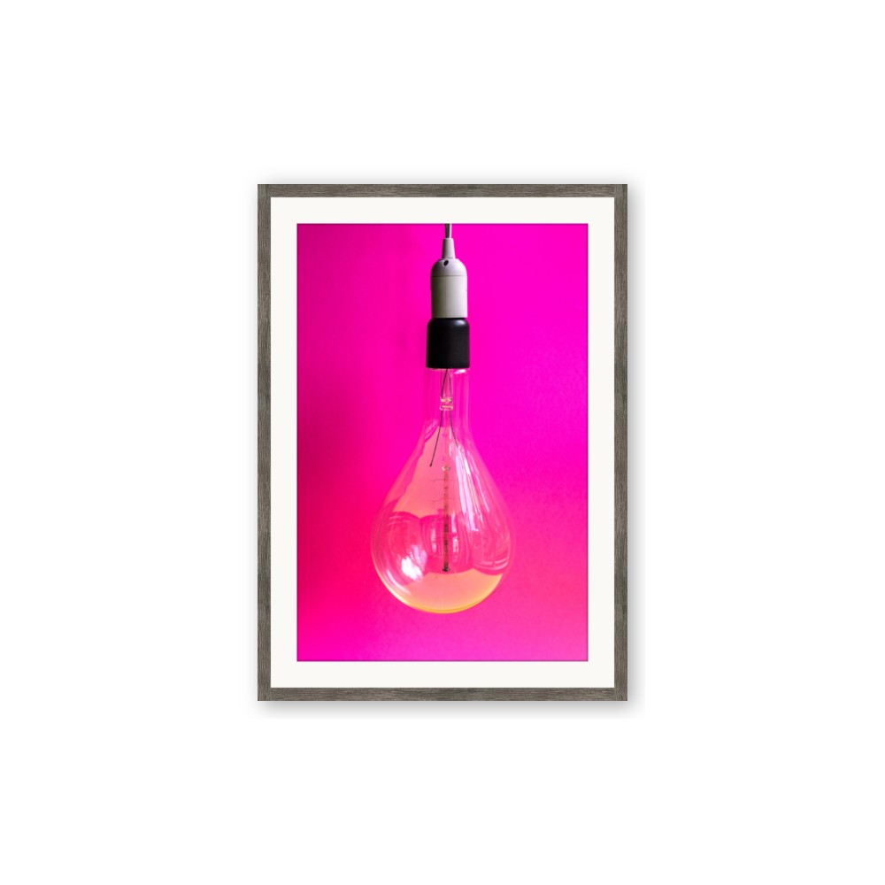 Hot Pink Light Bulb