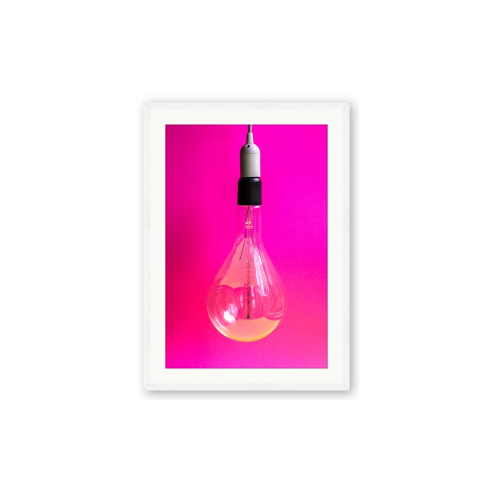 Hot Pink Light Bulb