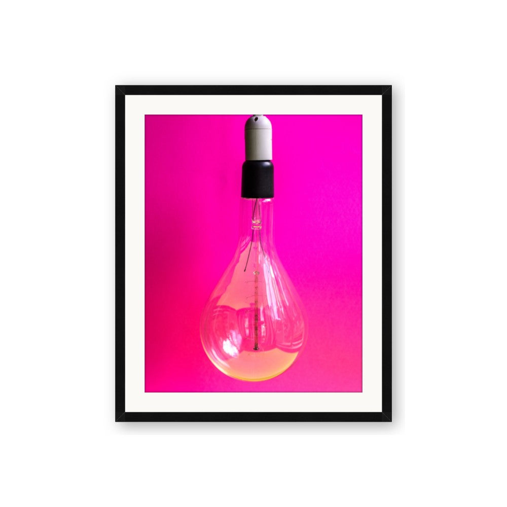 Hot Pink Light Bulb