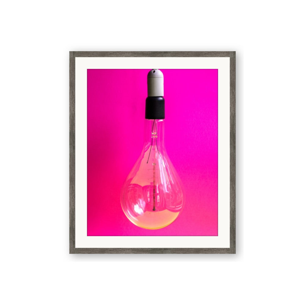 Hot Pink Light Bulb