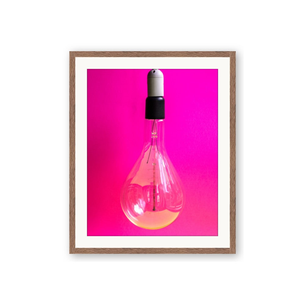 Hot Pink Light Bulb