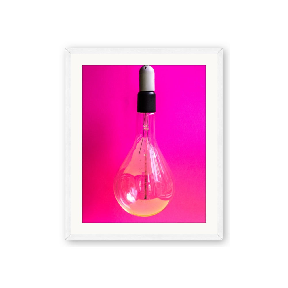 Hot Pink Light Bulb