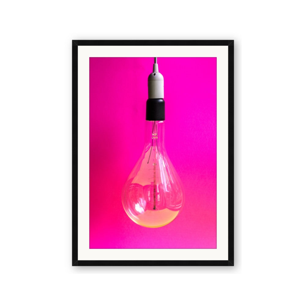 Hot Pink Light Bulb