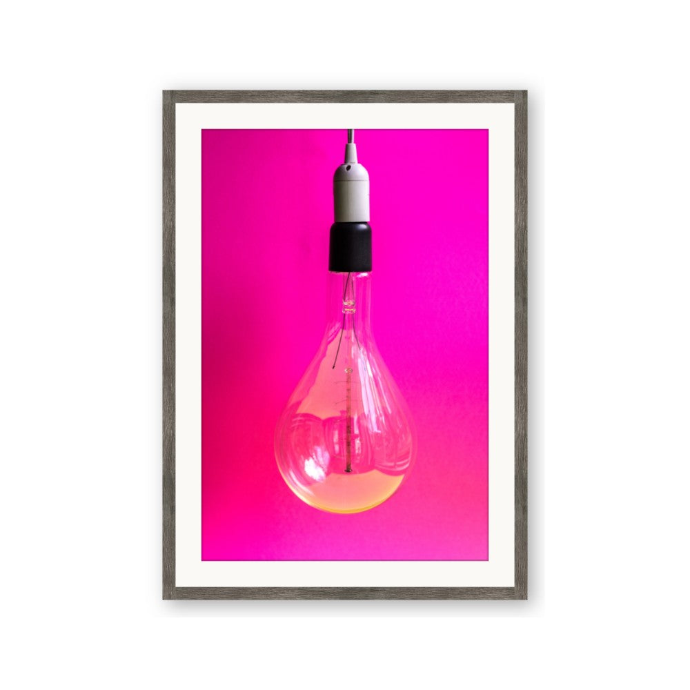 Hot Pink Light Bulb