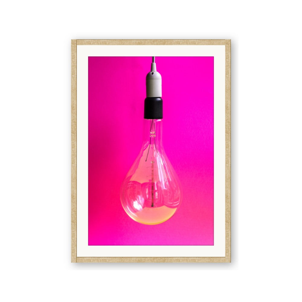 Hot Pink Light Bulb