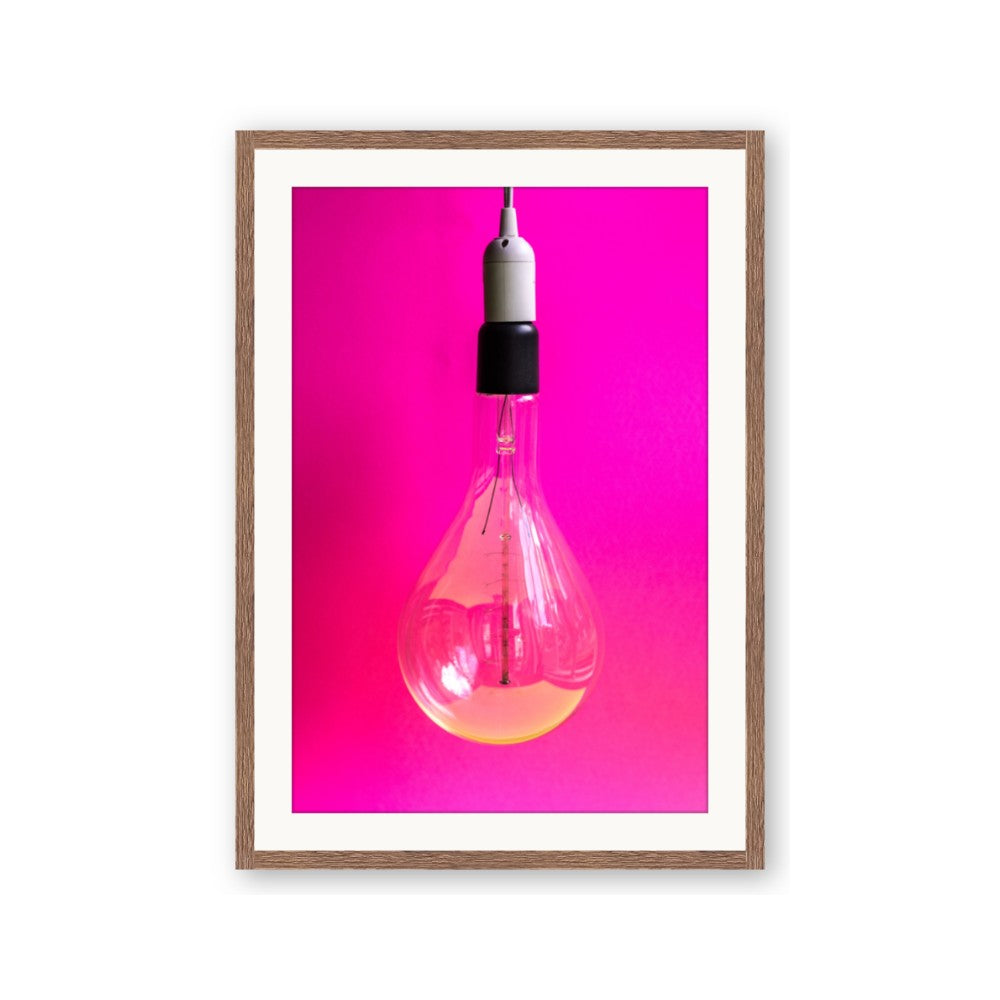 Hot Pink Light Bulb