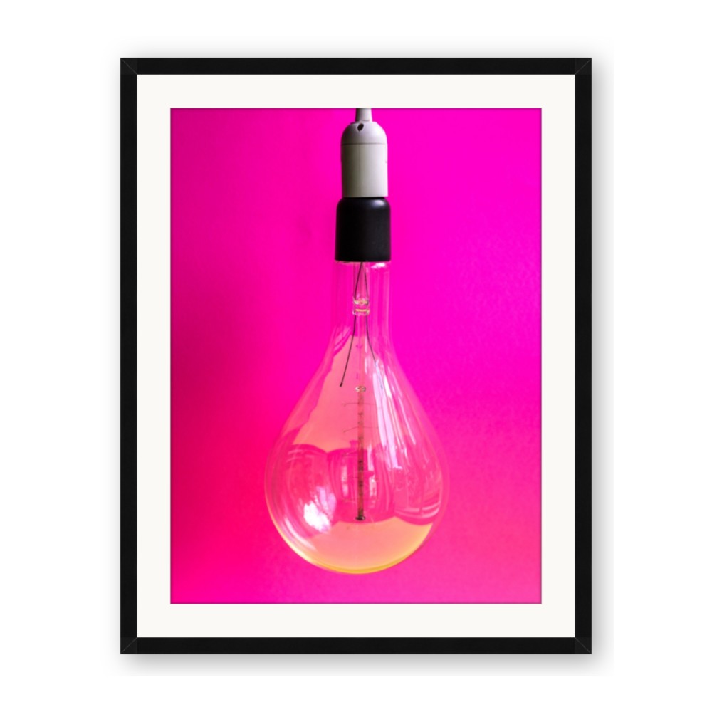 Hot Pink Light Bulb