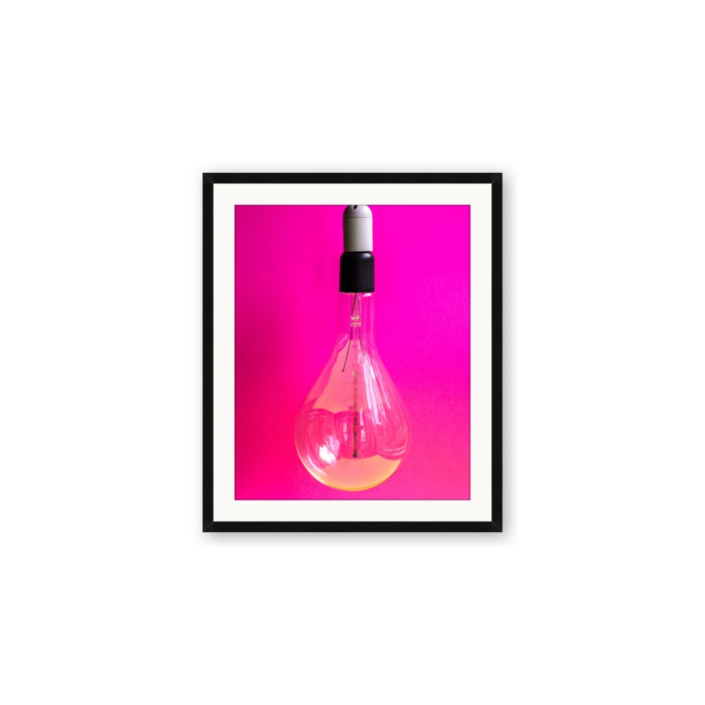 Hot Pink Light Bulb