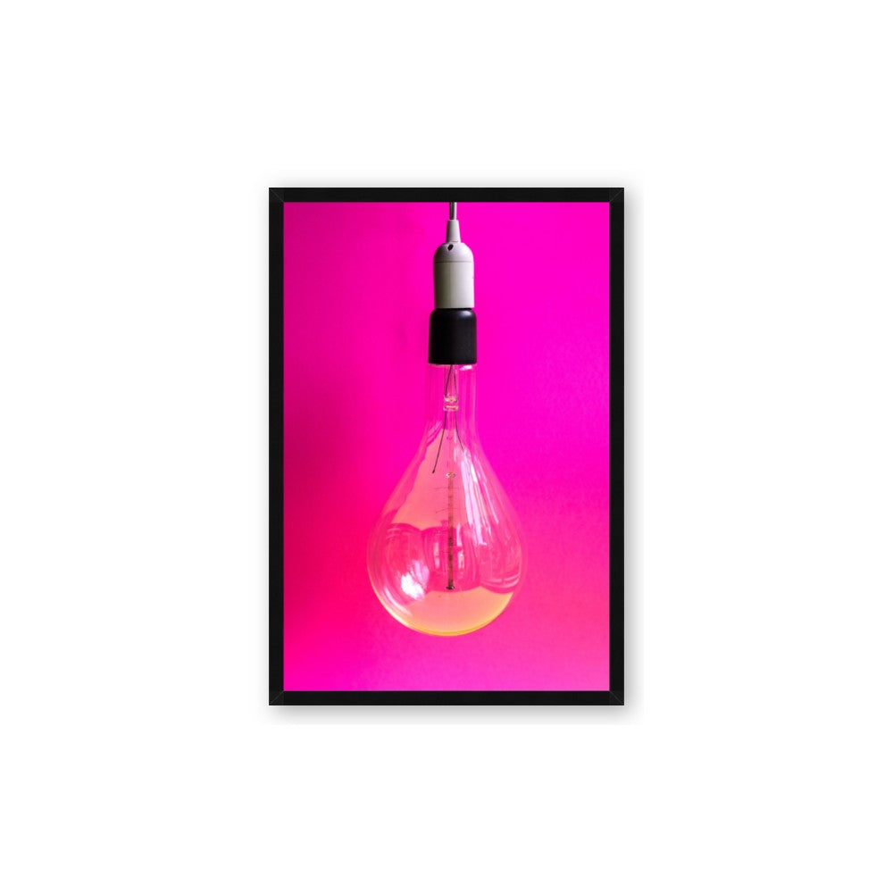 Hot Pink Light Bulb