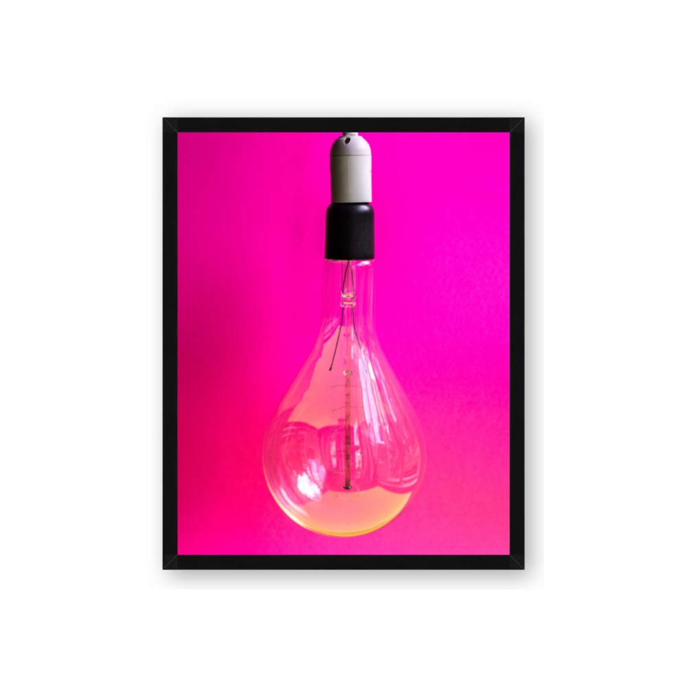 Hot Pink Light Bulb