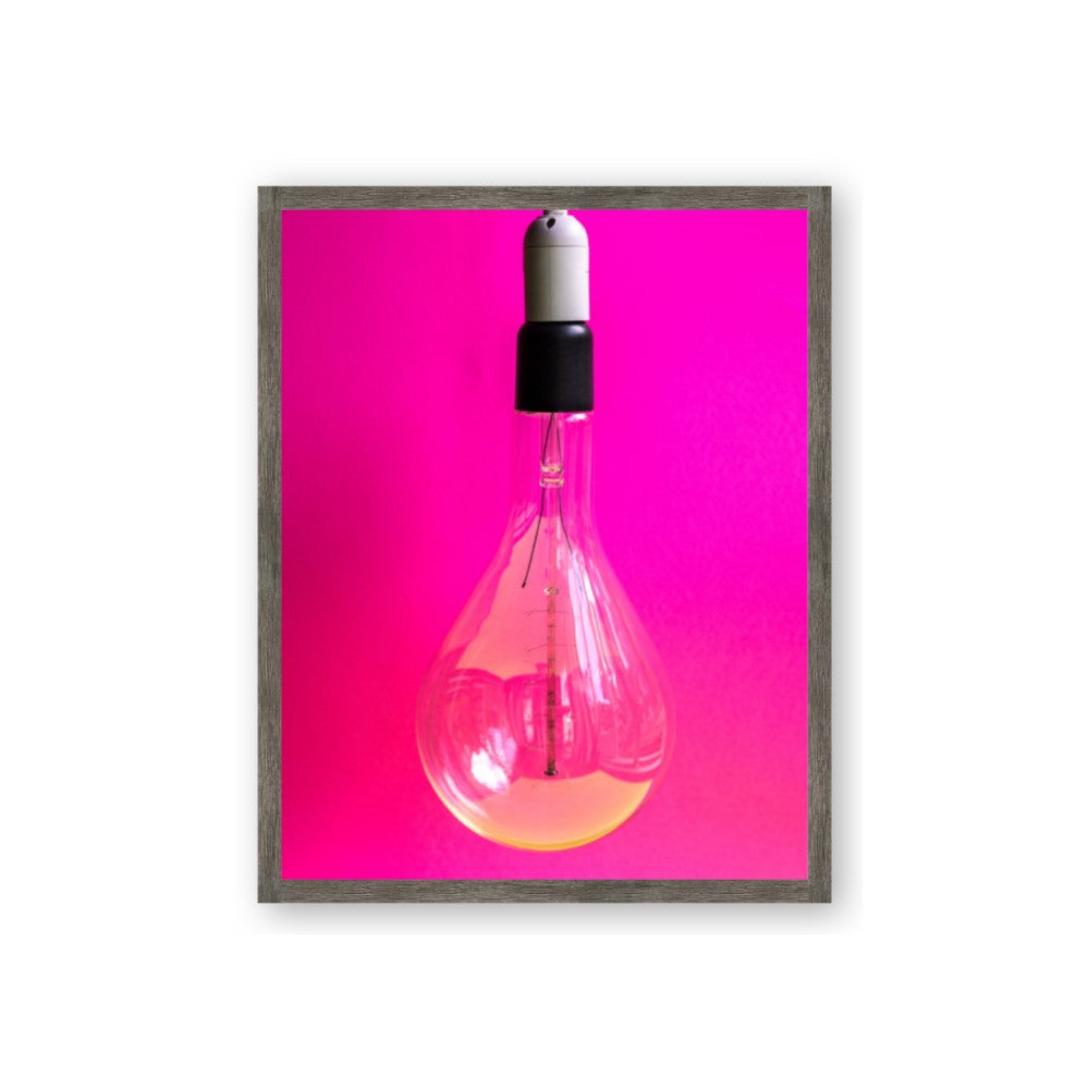 Hot Pink Light Bulb