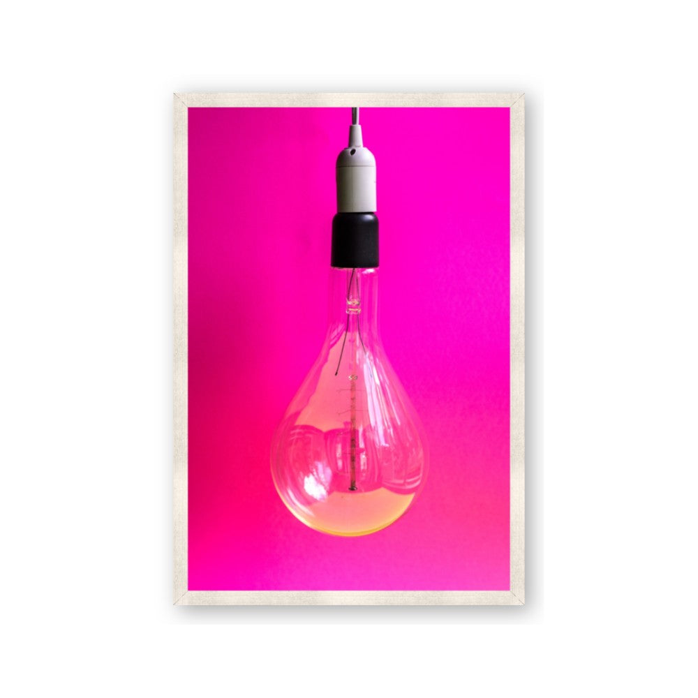 Hot Pink Light Bulb