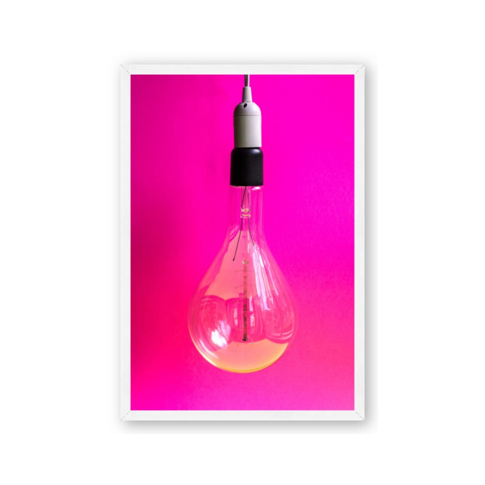 Hot Pink Light Bulb