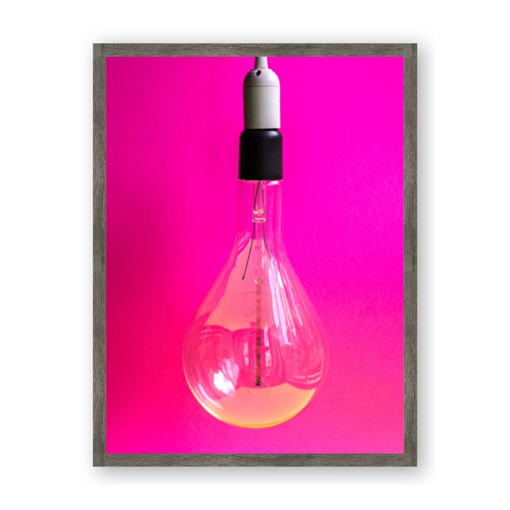 Hot Pink Light Bulb