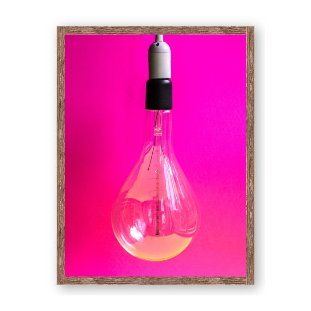 Hot Pink Light Bulb