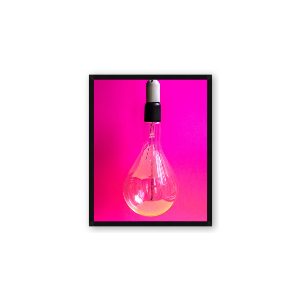 Hot Pink Light Bulb