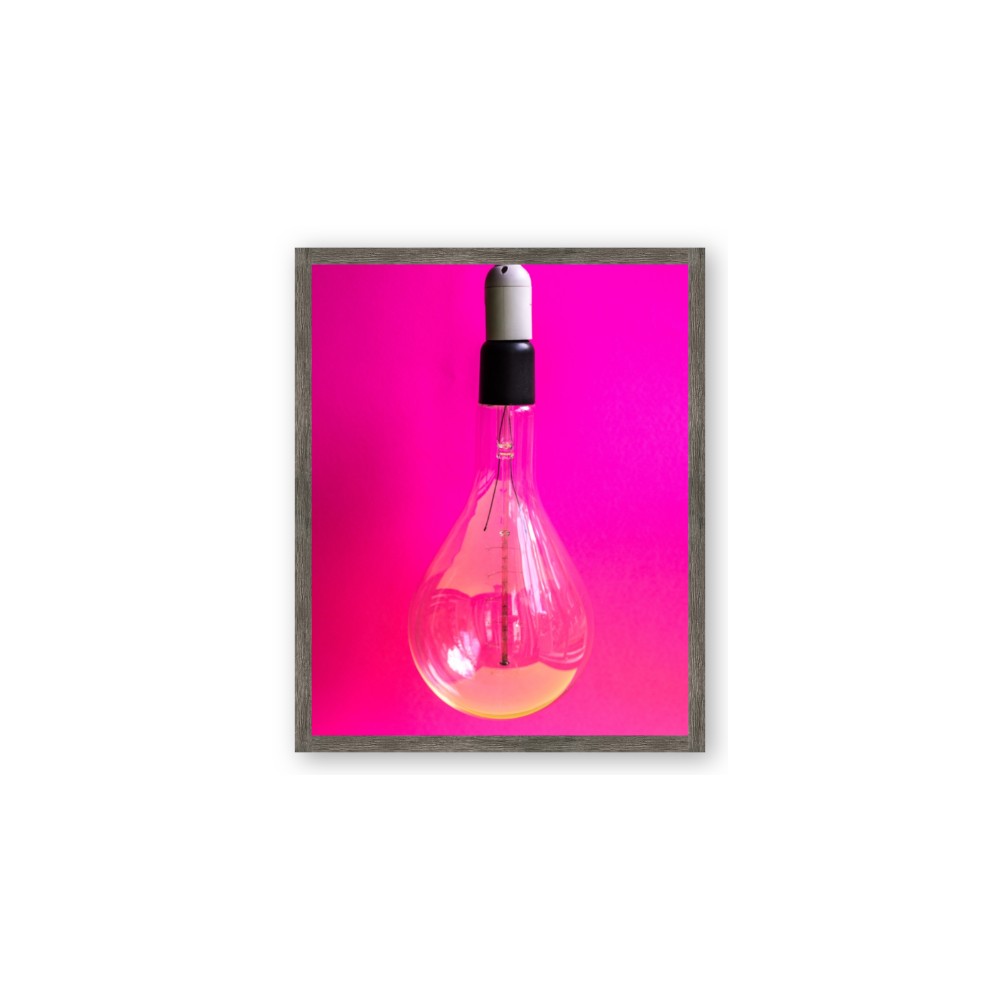 Hot Pink Light Bulb
