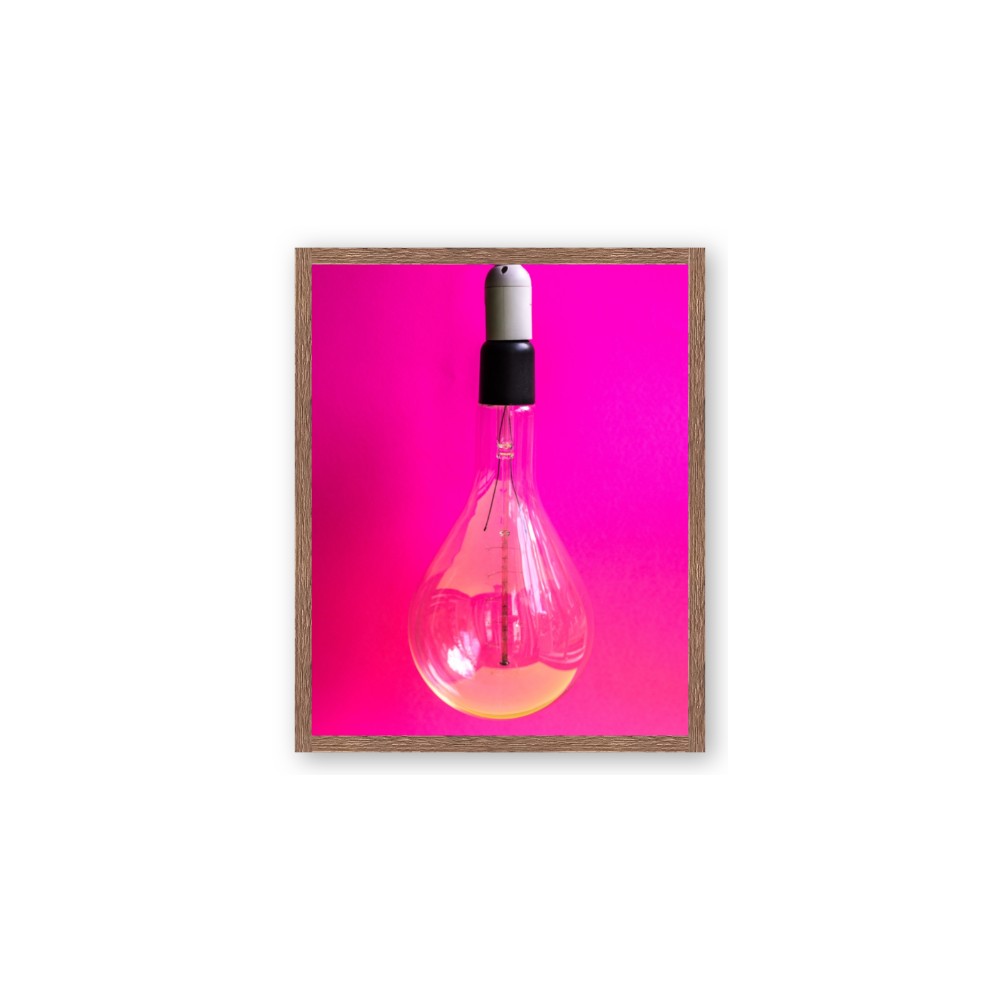 Hot Pink Light Bulb