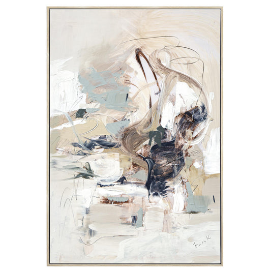 Blue Hues in Beige Harmony II
